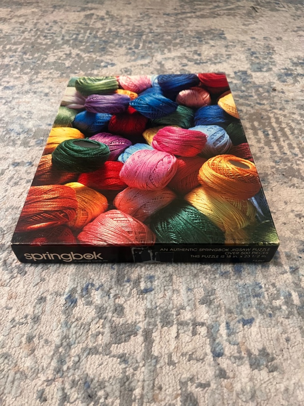 SPRINGBOK 500 PIECE PUZZLE~GREAT BALLS O' YARN~VINTAGE 1980's COMPLETE 18"x23.5"